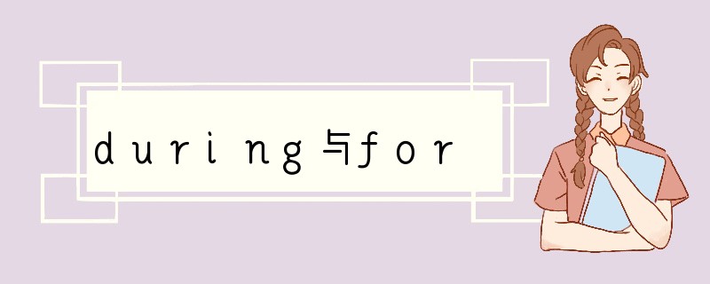 during与for