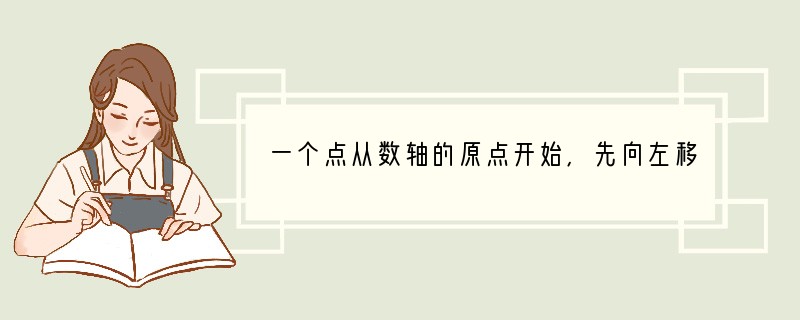 一个点从数轴的原点开始,先向左移动3个单位长度,再向右移动6个单位长度,这个点最终所