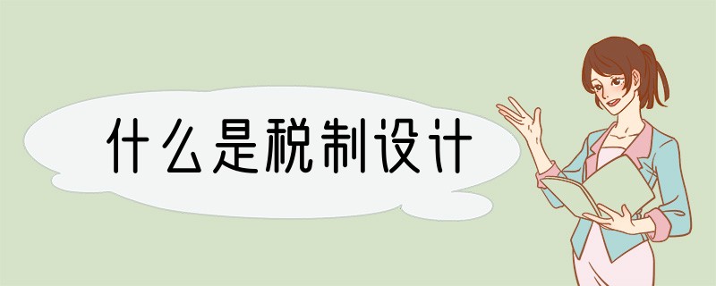 什么是税制设计