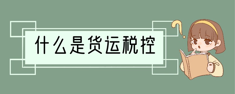 什么是货运税控