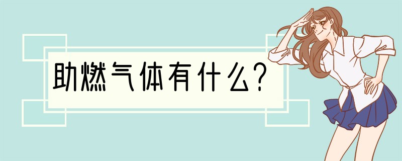 助燃气体有什么？