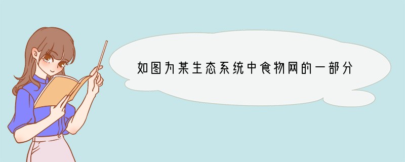 如图为某生态系统中食物网的一部分：（1）该食物网中有______条食物链．（2）该食