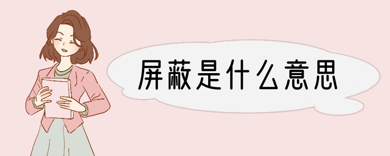 屏蔽是什么意思
