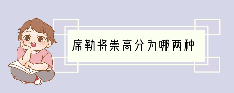 席勒将崇高分为哪两种