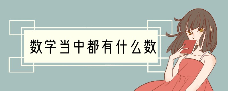 数学当中都有什么数