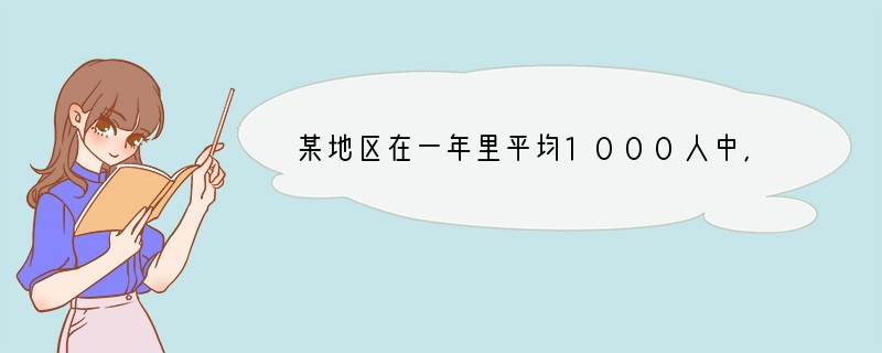 某地区在一年里平均1000人中,出生并成活15个婴儿,死亡l0人,该地区的人口自然增