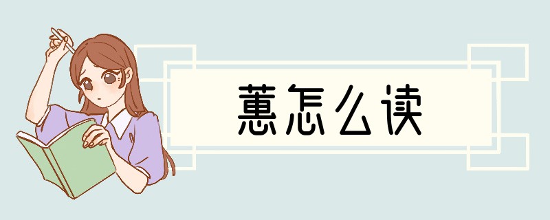 蕙怎么读