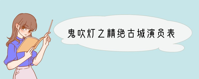 鬼吹灯之精绝古城演员表