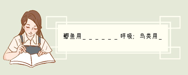 鲫鱼用______呼吸;鸟类用______呼吸,______辅助呼吸;青蛙用____